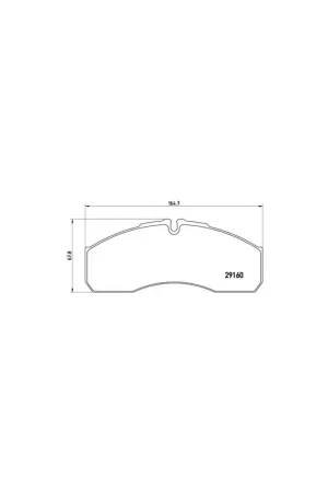 Tendencia PASTILLA DE FRENO PA6022 BREMBO - RENAULT TRUCKS MASCOTT Caja/Chasis - Eje delantero