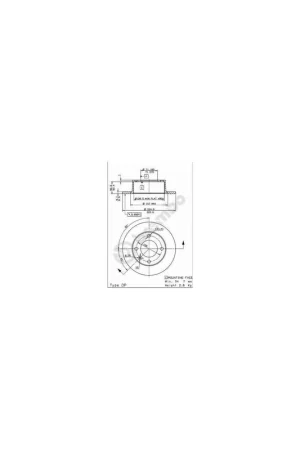 DISCO DE FRENO 2 UNID. X CAJA 08572914 BREMBO - CITROËN XANTIA (X2) - Eje trasero Ordenar Ahora Mismo
