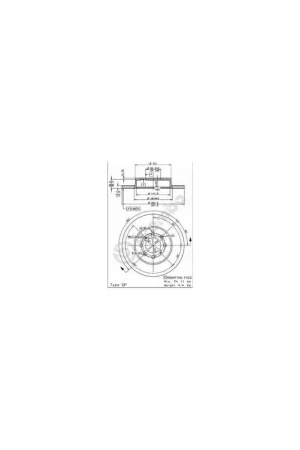 DISCO DE FRENO 2 UNID. X CAJA 08691814 BREMBO - ROVER 400 (RT) - Eje delantero Novedad