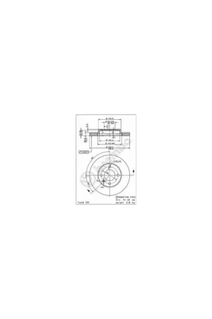 Súper Precio DISCO DE FRENO 2 UNID. X CAJA 09476514 BREMBO - VW CARIBE I (17) - Eje delantero