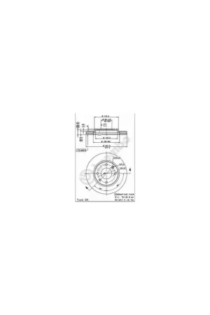 DISCO DE FRENO 2 UNID. X CAJA 09519614 BREMBO - CITROËN XSARA (N1) - Eje delantero Gran Oferta