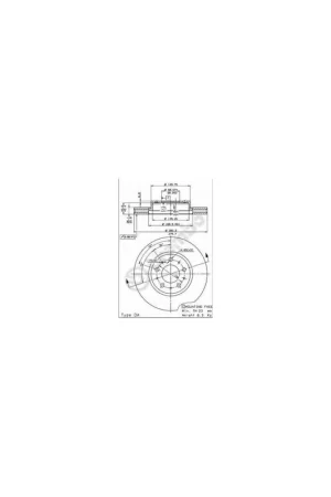 Oferta Flash DISCO DE FRENO 2 UNID. X CAJA 09556824 BREMBO - VOLVO 960 Mk II (964) - Eje delantero
