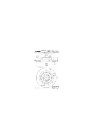 DISCO DE FRENO 2 UNID. X CAJA 09B74541 BREMBO - MERCEDES-BENZ CLS Shooting Brake (X218) - Eje trasero Oferta Especial