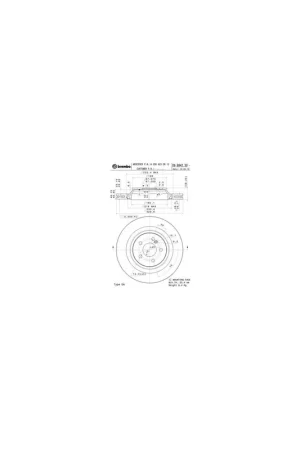 Oferta De Temporada DISCO DE FRENO 1 UNID. X CAJA 09B84231 BREMBO - MERCEDES-BENZ CLASE S Coupé (C216) - Eje trasero