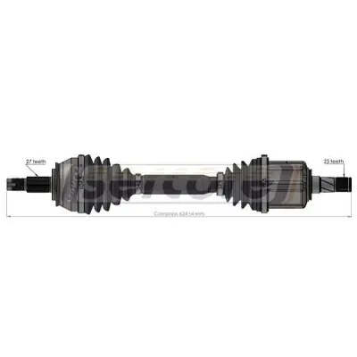 Árbol de transmisión SERCORE TRANSMISIONES 221973 Oferta