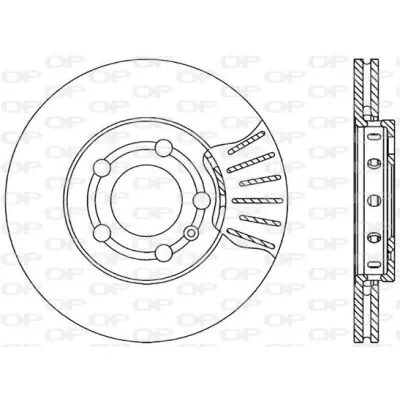 Disco de freno OPEN PARTS DELETED_BDA1730.20 Oferta Especial