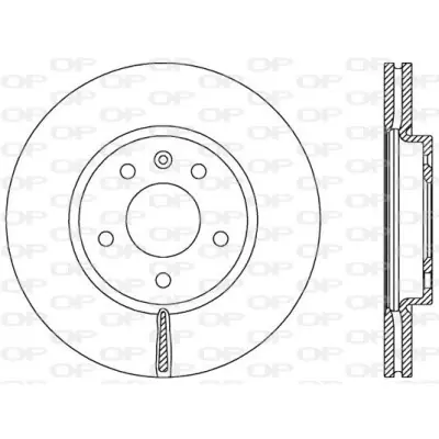 Precio De Fábrica Disco de freno OPEN PARTS DELETED_BDA2536.20