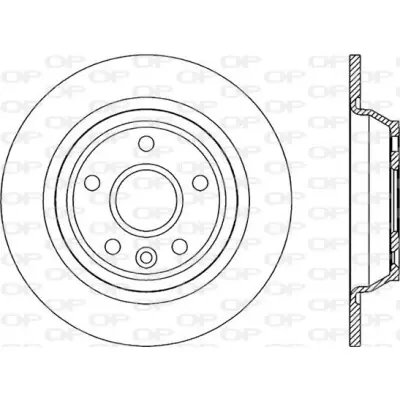 Disco de freno OPEN PARTS DELETED_BDA2303.10 Stock Limitado