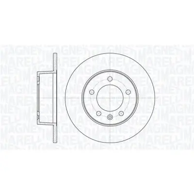 Envío Inmediato Disco de freno MAGNETI MARELLI 361302040121