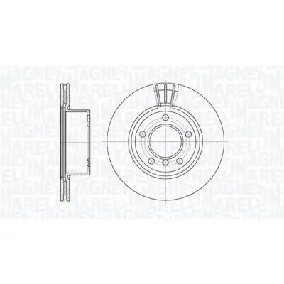 Precio Reducido Disco de freno MAGNETI MARELLI 361302040128