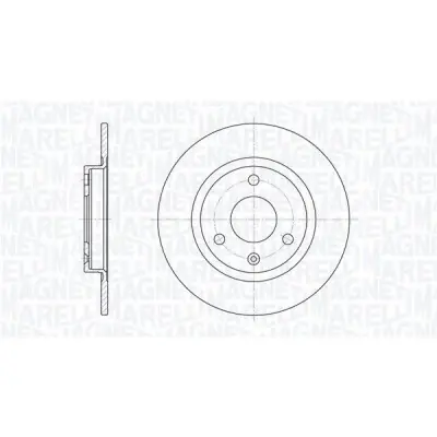 Edición Limitada Disco de freno MAGNETI MARELLI 361302040173