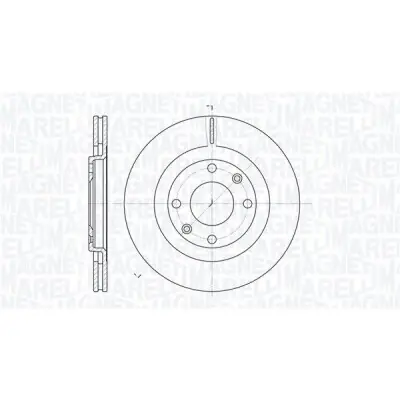 Promoción Exclusiva Disco de freno MAGNETI MARELLI 361302040254