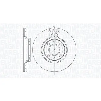 Imprescindible (Must-Have) Disco de freno MAGNETI MARELLI 361302040238