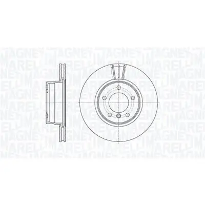 Disco de freno MAGNETI MARELLI 361302040296 Mejor Precio