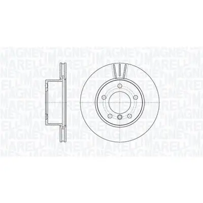 Disco de freno MAGNETI MARELLI 361302040478 Barato