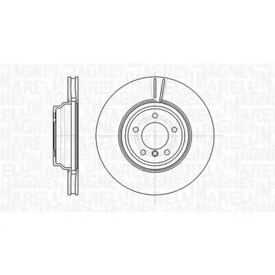 Entrega Rápida Disco de freno MAGNETI MARELLI 361302040554
