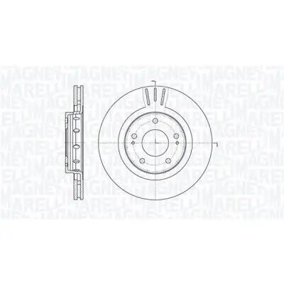 Envío Gratis Disco de freno MAGNETI MARELLI 361302040574