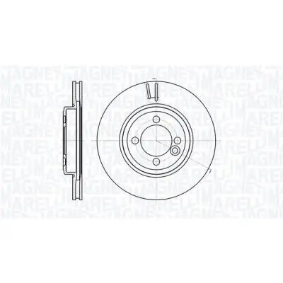 Envío Exprés Disco de freno MAGNETI MARELLI 361302040578