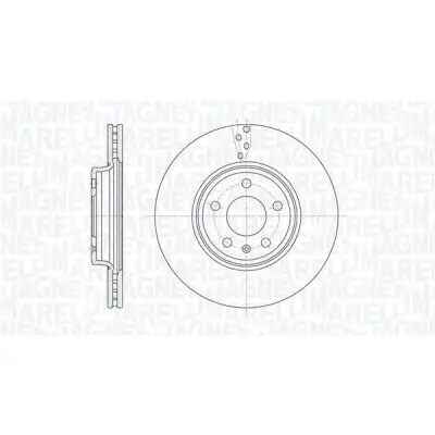 Barato Disco de freno MAGNETI MARELLI 361302040580