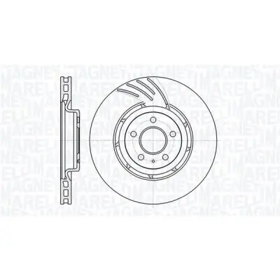Envío Exprés Disco de freno MAGNETI MARELLI 361302040598