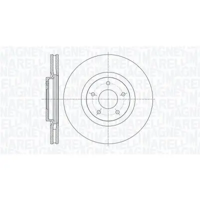 Súper Precio Disco de freno MAGNETI MARELLI 361302040608