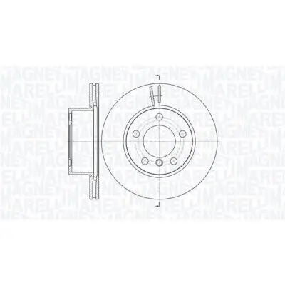 Compra Hoy Disco de freno MAGNETI MARELLI 361302040781