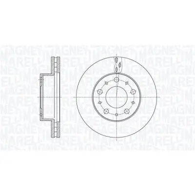 Disco de freno MAGNETI MARELLI 361302040795 Descuento