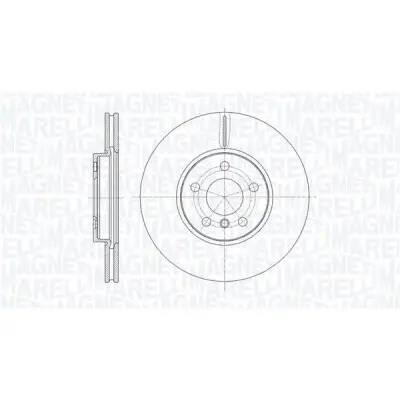 Disco de freno MAGNETI MARELLI 361302040802 Oferta Especial