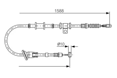 Oferta Limitada Cable de accionamiento, freno de estacionamiento BOSCH 1 987 482 245 BOSCH 1 987 482 245