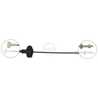 Premium Cable de accionamiento, freno de estacionamiento A.B.S. K17421