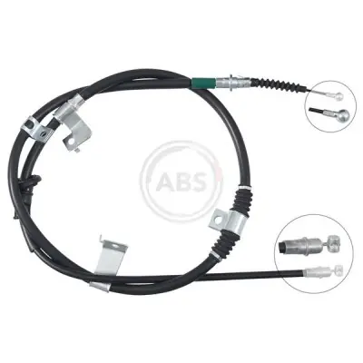 Auténtico Cable de accionamiento, freno de estacionamiento A.B.S. K17637