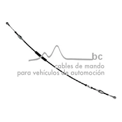 Lujoso Cable de accionamiento, freno de estacionamiento BECA 2002022