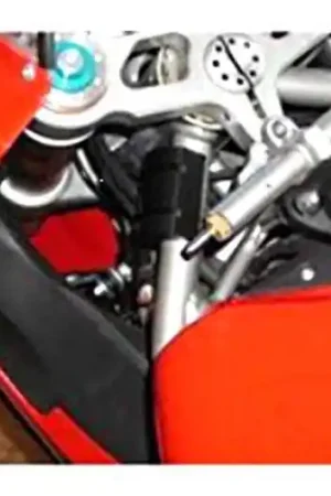 Topes de direccion de goma PW Bridas incluidas Negro | Honda / Yamaha / Kawasaki / Suzuki / Aprilia ... Alta Calidad