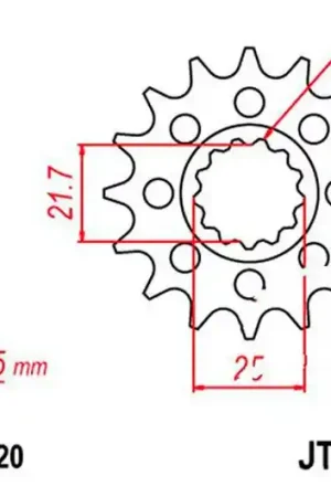 Piñón de arrastre JT 15/520 Racing Fino | Kawasaki / Suzuki / Triumph Edición Limitada