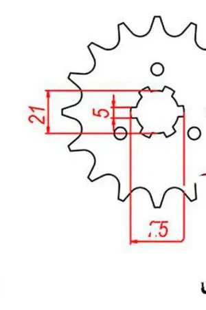 Compra Hoy Piñón de arrastre JT 17/530 Grueso | Yamaha / Kawasaki / Suzuki