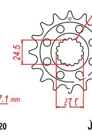 Piñón de arrastre JT 15/520 Racing Fino | Ducati Panigale 899 / Panigale 1199 ... Precio Económico