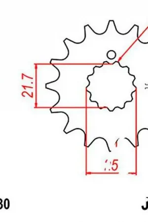 Piñón de arrastre JT 16/630 Fino | Suzuki GSX 750 / Kawasaki Z 750 H ... Descuento