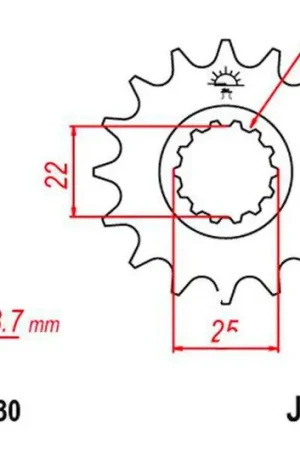 Piñón de arrastre JT 14/530 | Ducati Multistrada 1200 / Multistrada 1200 S GT ... Más Vendido