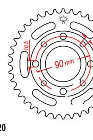 Gran Oferta Corona JT 31/520 Acero | Honda CMX 250 C /cm 250 C ...