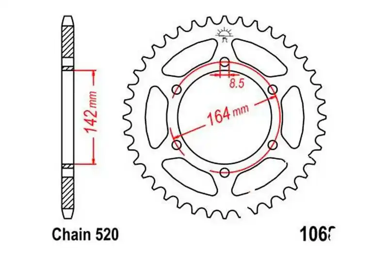 Lujoso Corona JT 46/520 Acero | Hyosung GT 250 / GT 250 i ...
