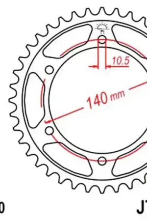 Corona JT 45/520 Acero | Honda / Kawasaki / Suzuki De Moda