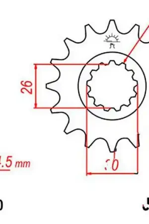Disponible Ahora Piñón de arrastre JT 18/530 Fino | Honda CBX 1000 1980-1983