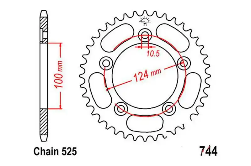 Compra Hoy Corona JT 38/525 Acero | Ducati 999 999 / 999 999 R ...