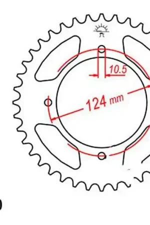 Corona JT 36/530 Acero | Honda CB 550 K / CB 550 F ... Bestseller