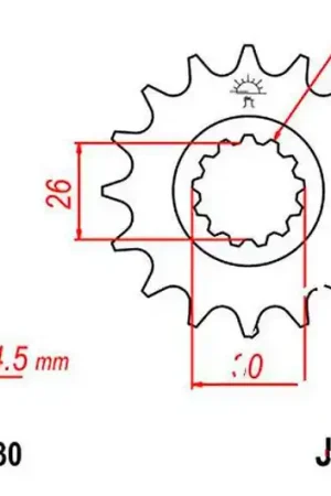 Comprar En Línea Piñón de arrastre JT 15/630 Fino | Honda CBX 1000 1979