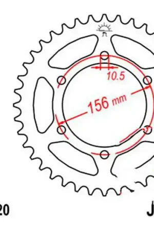 Corona JT 48/520 Acero | Kawasaki KR-1S 250 C 1990-1992 / KR-1 250 B 1988-1989 Favorito De Clientes