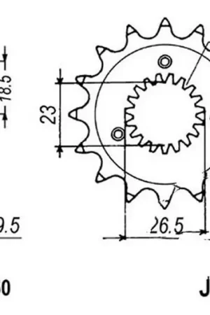 Envío Inmediato Piñón de arrastre JT 21/530 Fino | Harley Davidson XLH 1200 1988-1990 / XLH 883 1987-1990