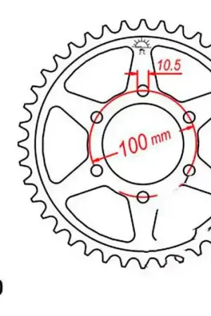 Corona JT 39/530 Acero | Suzuki GSX-R 750 W / GSX-R 1100 W ... Venta Final