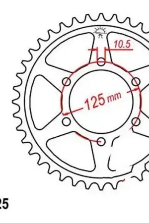 Auténtico Corona JT 46/525 Acero | Triumph Daytona 675 / Street Triple 675 ...