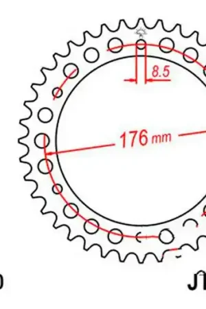 Precio Reducido Corona JT 46/530 Acero | Triumph Speed Triple 955 EFI / Sprint 1050 ST ...